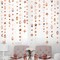 Eid Mubarak Ramadan Decorations Hanging Star Moon Circle Dot Crescent Lamp Garland Streamer Backdrop Banner Decorations for Home Happy Ramadan Islam Muslim Wedding Birthday Party